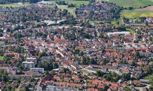 Luftaufnahme Grafing von Süden